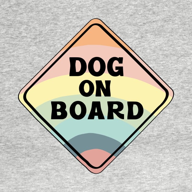 Dog on Board (Rainbow) by banan117